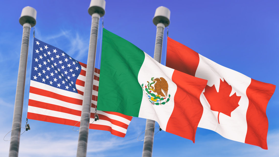 NAFTA Country Flags